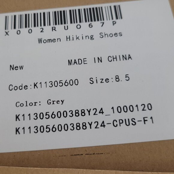 Waterproof Lightweight Hiking Shoes Grey & Blue US 8.5/EU 40 Camel Outdoor Trekk - Picture 8 of 10